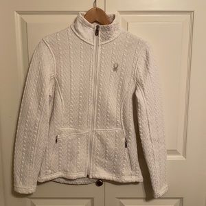 White Spyder Full Zip Core Sweater - Women’s L